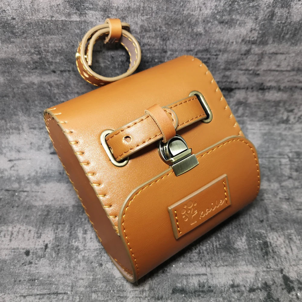 Q1071 Bicycle Bags Vintage Tail Bag Leather Mountain Road Death Coaster Bag Bike Brown Black