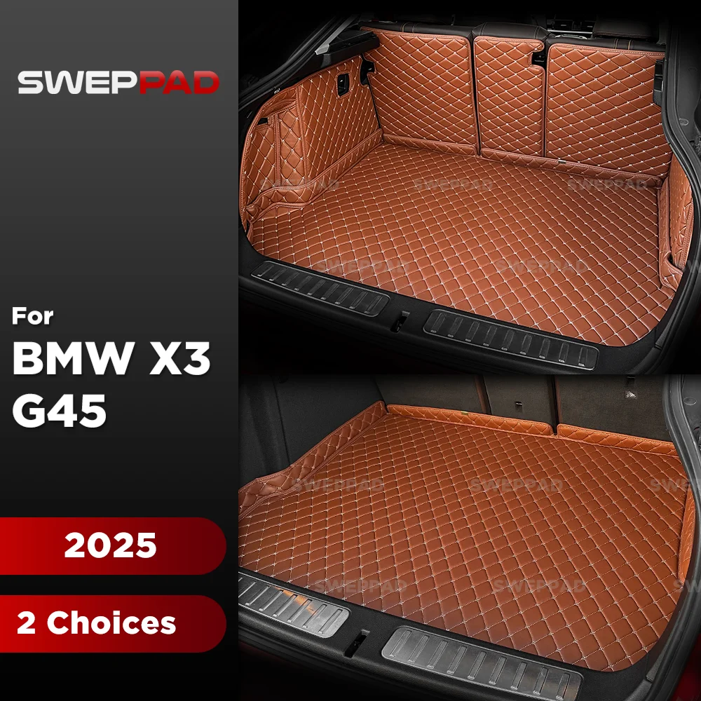 

Для BMW X3 G45 2025 полное покрытие всепогодный 3D коврик в багажник грузовой коврик с защитой спинки аксессуары для интерьера