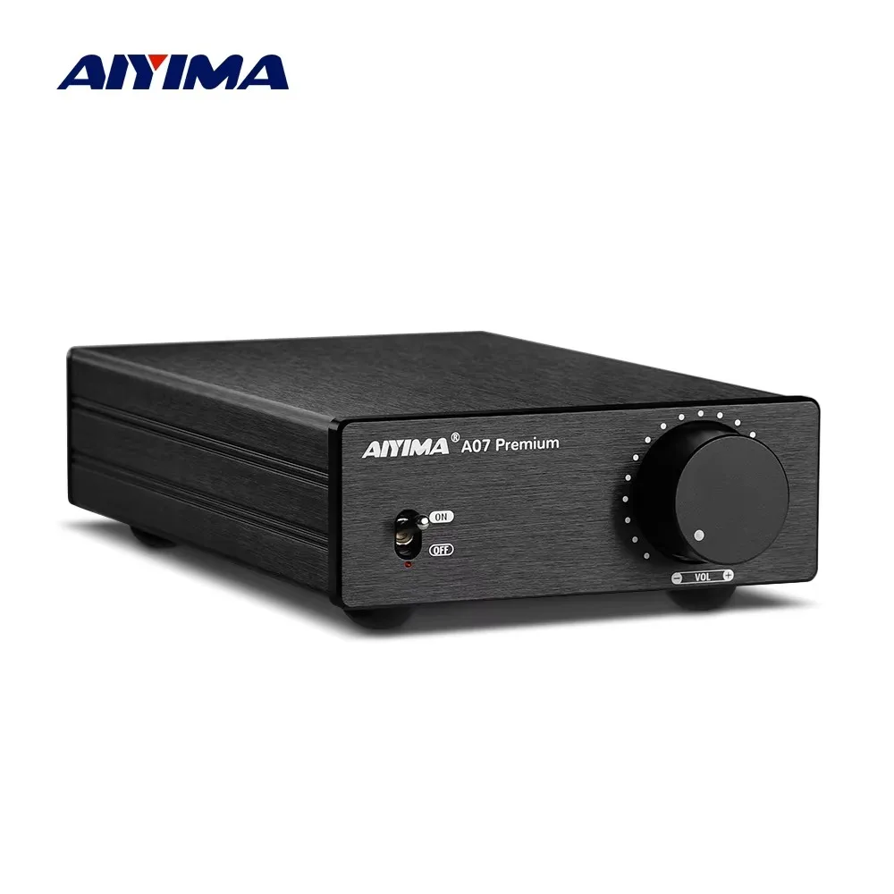 AIYIMA Audio A07 Premium TPA3255 مكبر كهربائي 300Wx2 فئة D ستيريو 2.0 مضخم صوت رقمي Hifi لمكبر الصوت السلبي