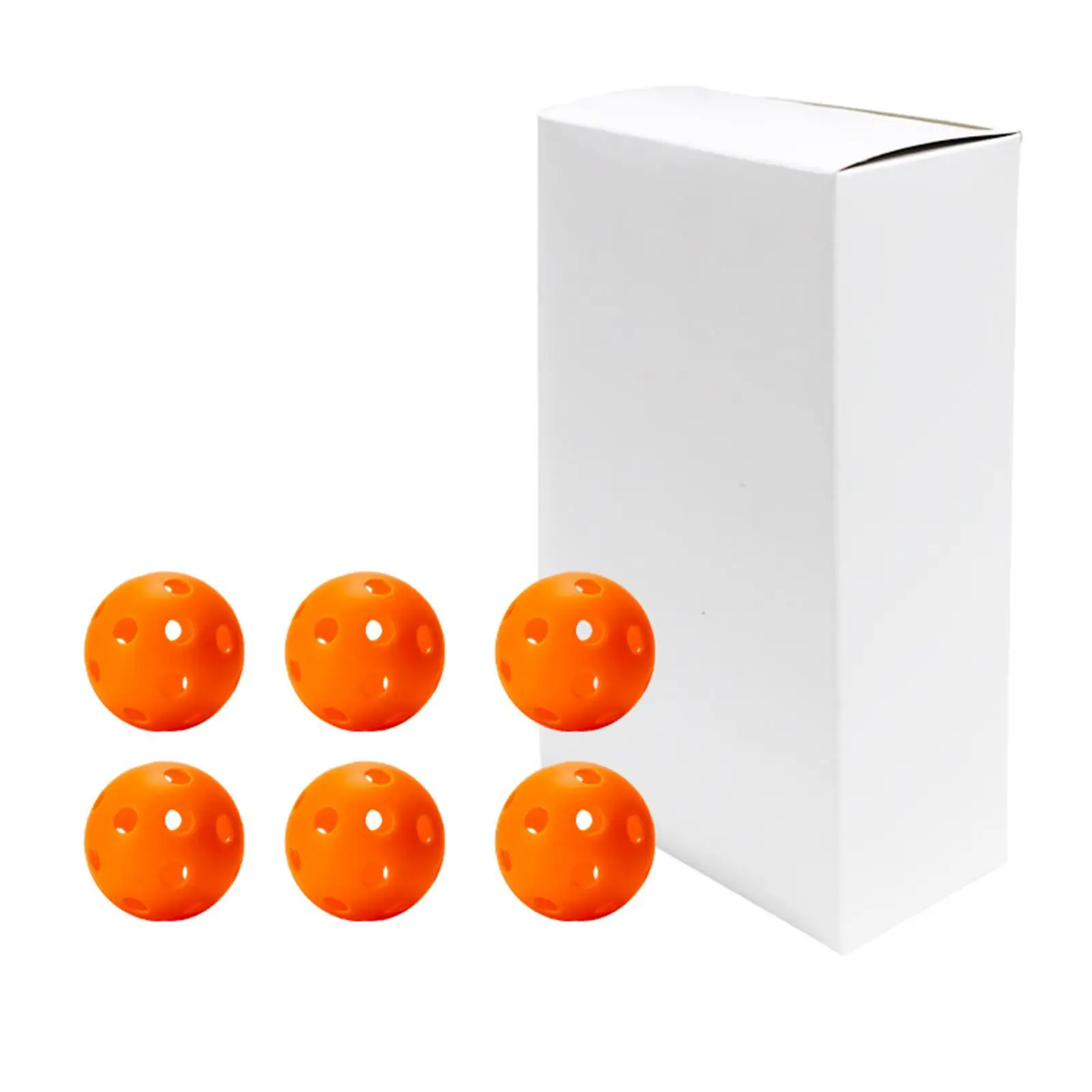 Durable 74mm Indoor Pickleball Ball TPE 26 Holes High Performance Toy Accessory for Pickleball Replacement Ball Use