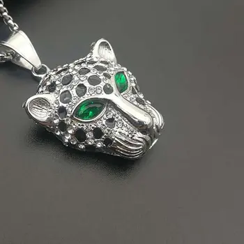 歐美時尚豹頭項鍊復古個性動物吊墜精緻百搭鎖骨鏈 10 最佳銷售 豹紋項鍊 - №3