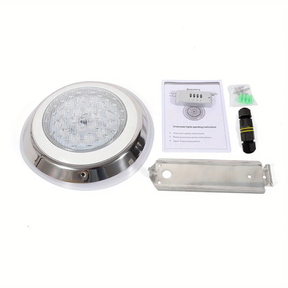 ضوء حمام السباحة، مصباح سبا تحت الماء مع جهاز تحكم عن بعد