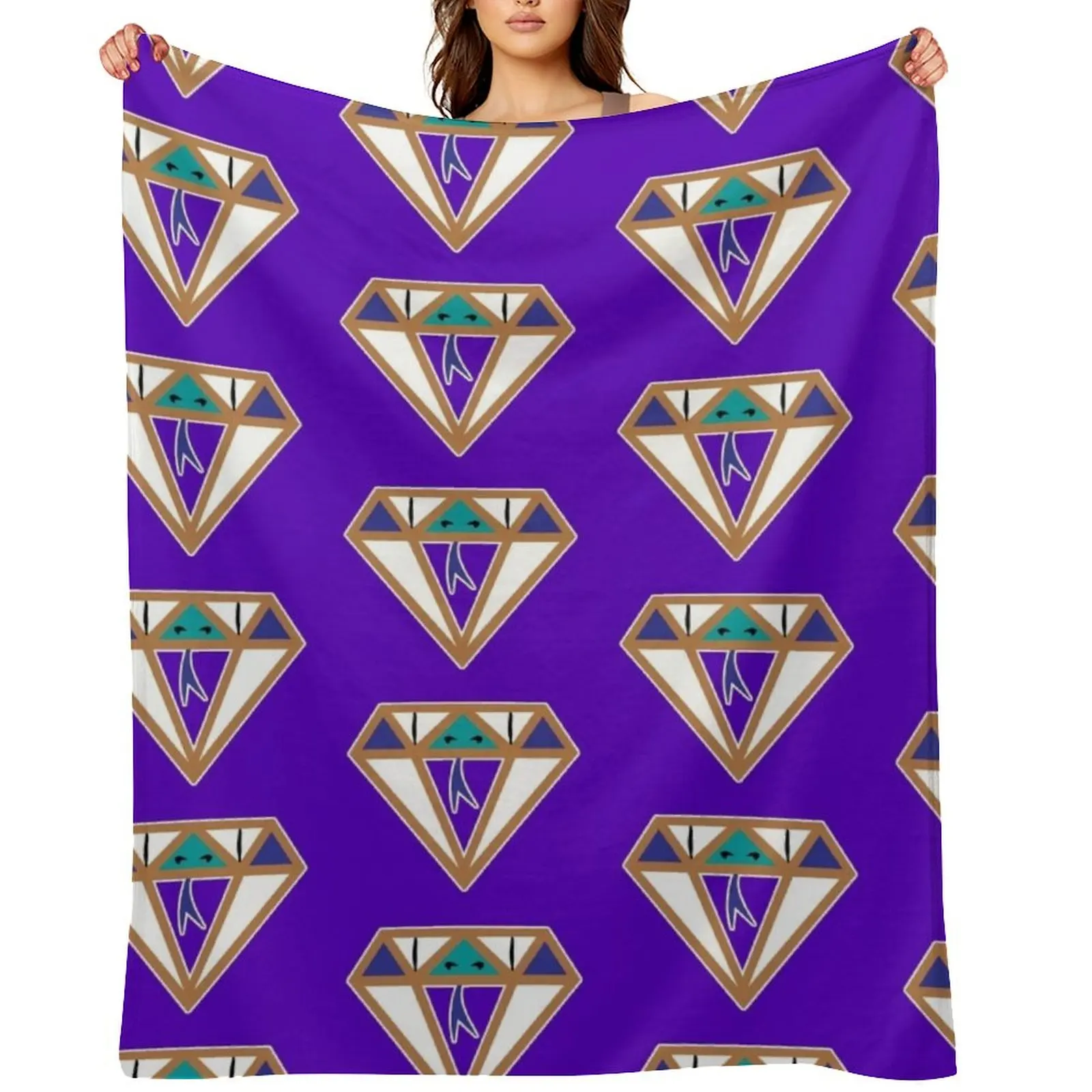 

Diamond Head Throwback Colors Throw Blanket Weighted Heavy bed plaid Sofa Quilt Blankets