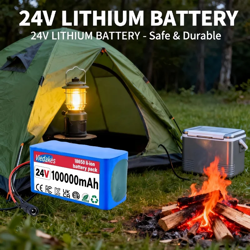 💯 Neue 7S3P 18650 24 V 100.000 mAh Hochleistungsbatterien ✅ 24V Lithiumbatterie Rollstuhlbatterie 7s3p Akku für Camping