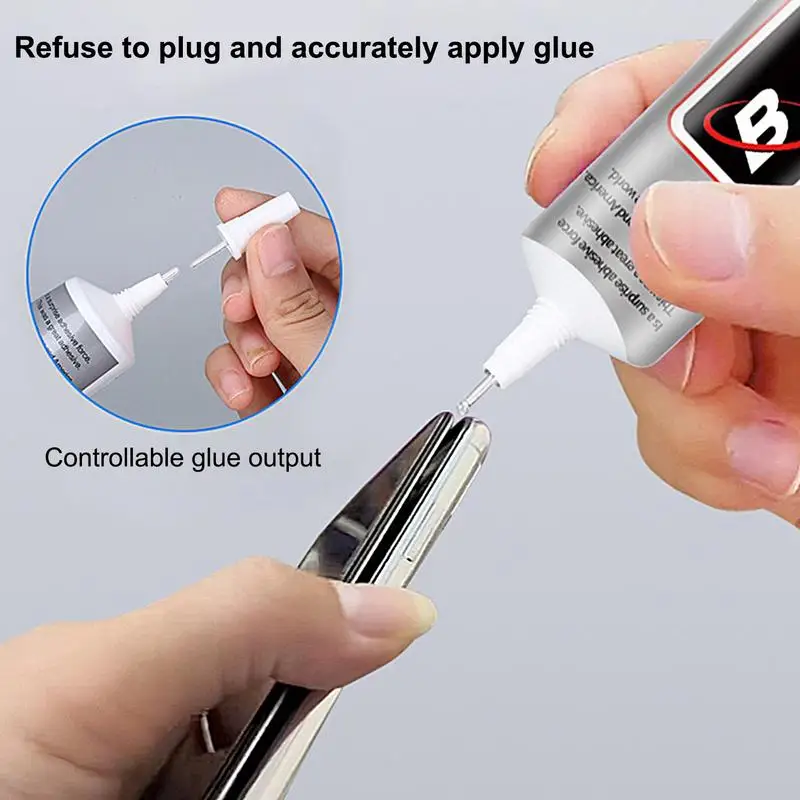 B7000 Glue 3/15/25/50ML Clear Contact Phone Repair Adhesive Universal Glass Plastic DIY B7000 With Precision Applicator