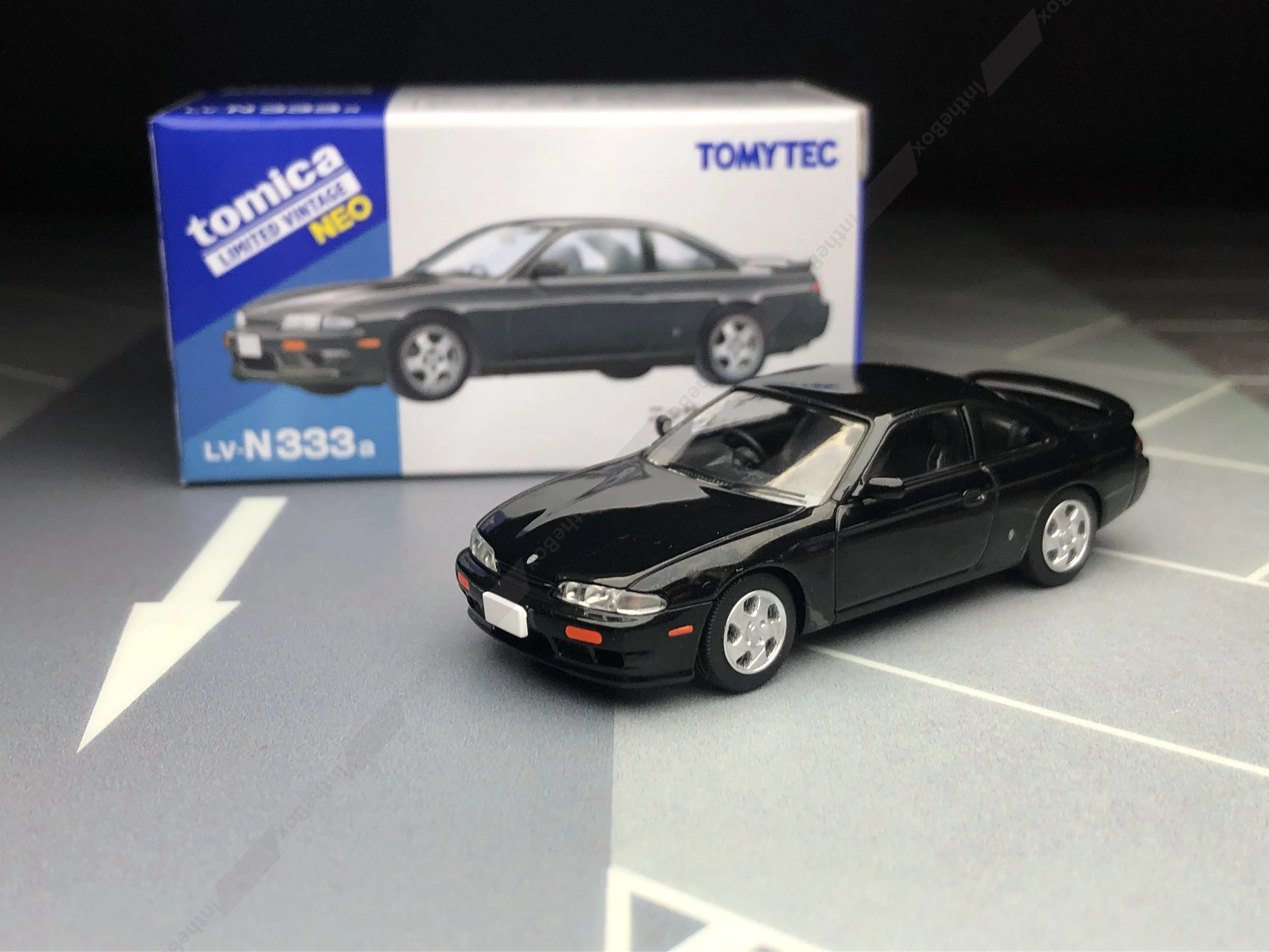 Tomica Limited Vintage Neo Tomytec LV-N333a Silvia Q's Aero Diecast Model Car Collection Limited Edition Hobby Toys