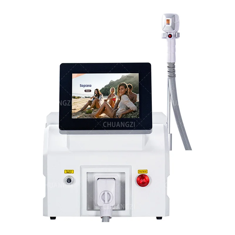755Nm808Nm 1064Nm Diode Laser Hair Removal Machine Painless Penetrating Permanent Professional Hair Removal