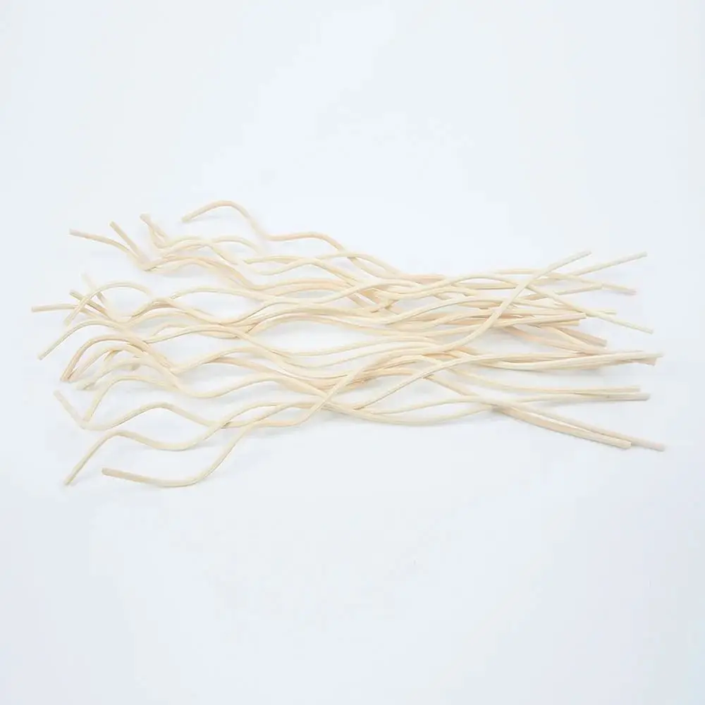 Image 3: Bâton diffuseur Long ondulé, 20 pièces, parfum de maison, désodorisant en rotin, café noir, 28CM, bâtons de recharge de remplacement
