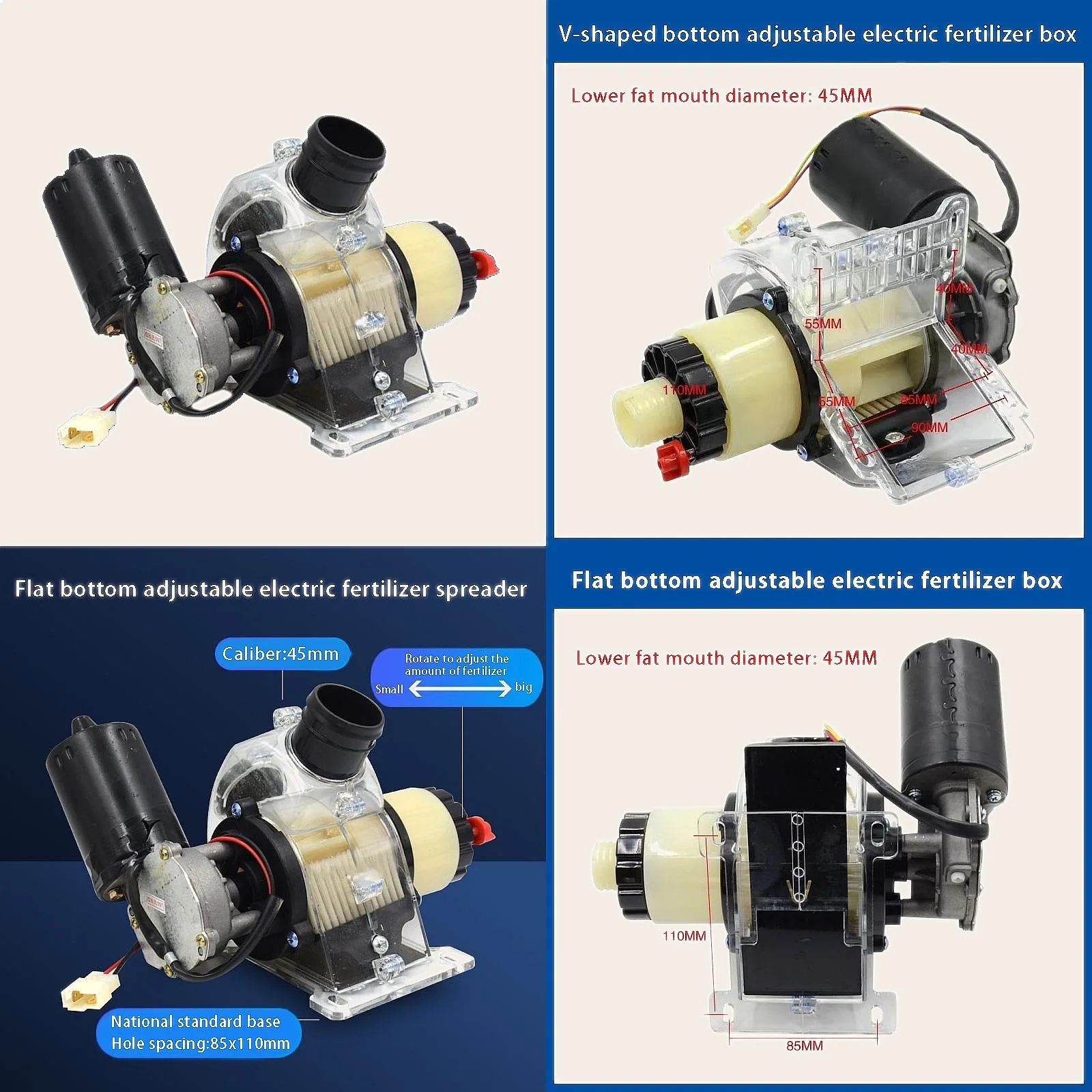 Epandeur-d'engrais-electrique-reglable-a-la-main-fond-plat-grande-capacite-avec-port-de-nettoyage
