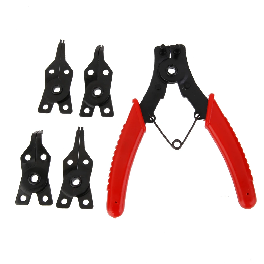 

Combination Internal/External Bent Circlip Pincher Pliers Household Tool