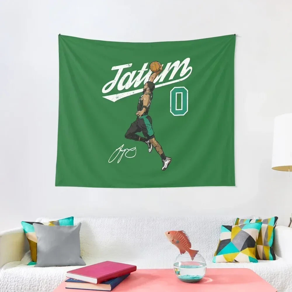 

Tatum Boston Basketball Gift Tapestry Home Decoration Accessories Room Decoration Aesthetic Tapestry