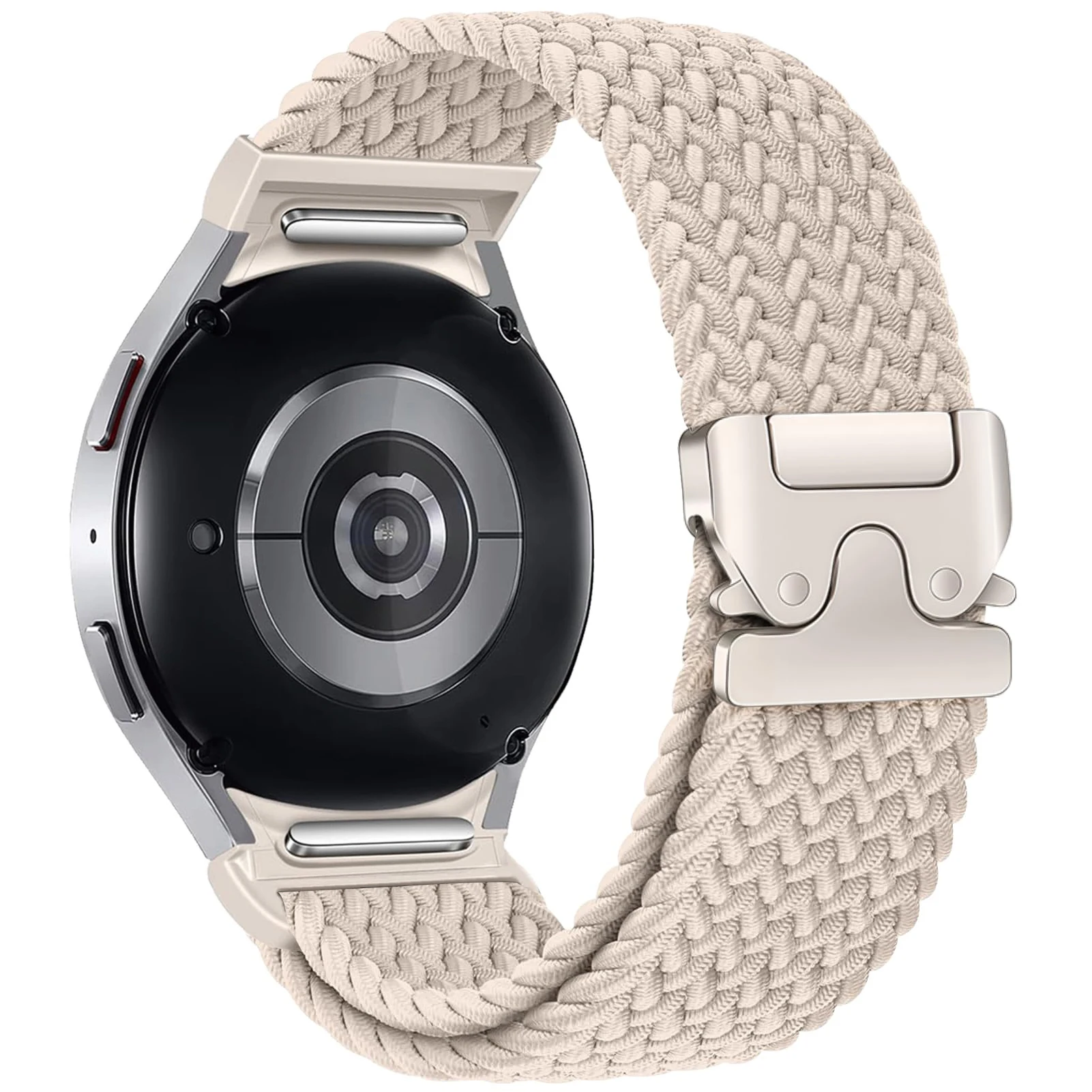 Fallschirmband für Samsung Galaxy Watch 7 6 5 4 FE 40 mm 44 mm/5 Pro 45 mm geflochtenes Correa-Armband Watch6 Classic 47 mm 43 mm Armband – Detail 3