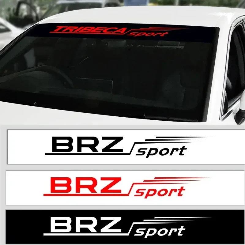 

Автомобильные аксессуары из ПВХ для Subaru XV Outback Legacy WRX Tribeca Forester Levorg BRZ Crosstrek Exiga, наклейки на переднее и заднее лобовое стекло