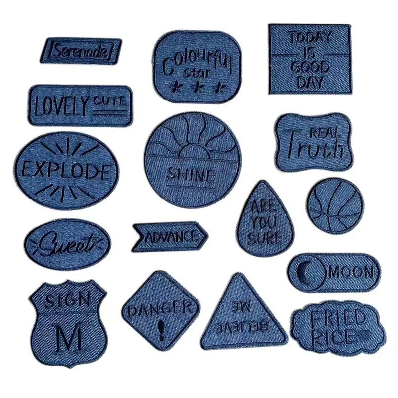 

Ковбойские самоклеящиеся нашивки, вышитые буквы, значки, тканевые наклейки на одежду, ремонтная лента для одежды, нашивки для шитья по ремонту джинсов