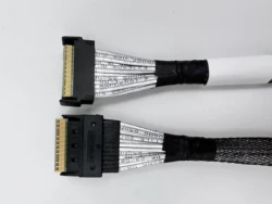 MCIO 8i to  SFF-8654 8i High Speed SAS NVMe Cable L=1m