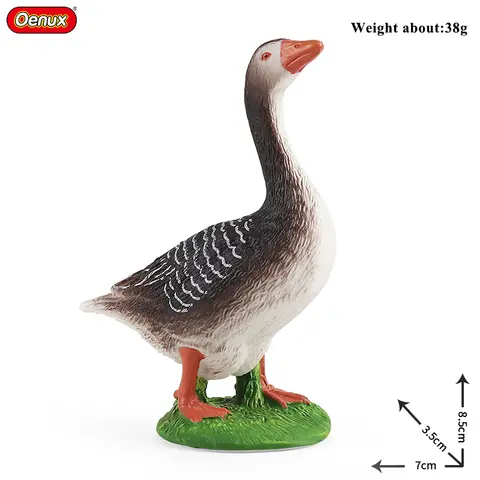 ओएनक्स पोल्ट्री मॉडल सिमुलेशन हंस हंस झुंड बत्तख झुंड एक्शन आंकड़े खेत जानवरों मूर्ति लघु शिक्षा बच्चों खिलौना 10 best sales आश्चर्यजनक हंस - №7