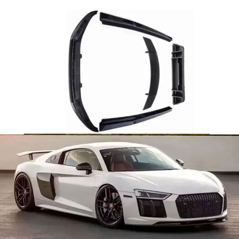 

Real Carbon Fiber Bumper Front Lip Rear Diffuser Side Skirt Spoiler Body Kit For Audi R8 2016 2017 2018 2019 2020 2021 2022
