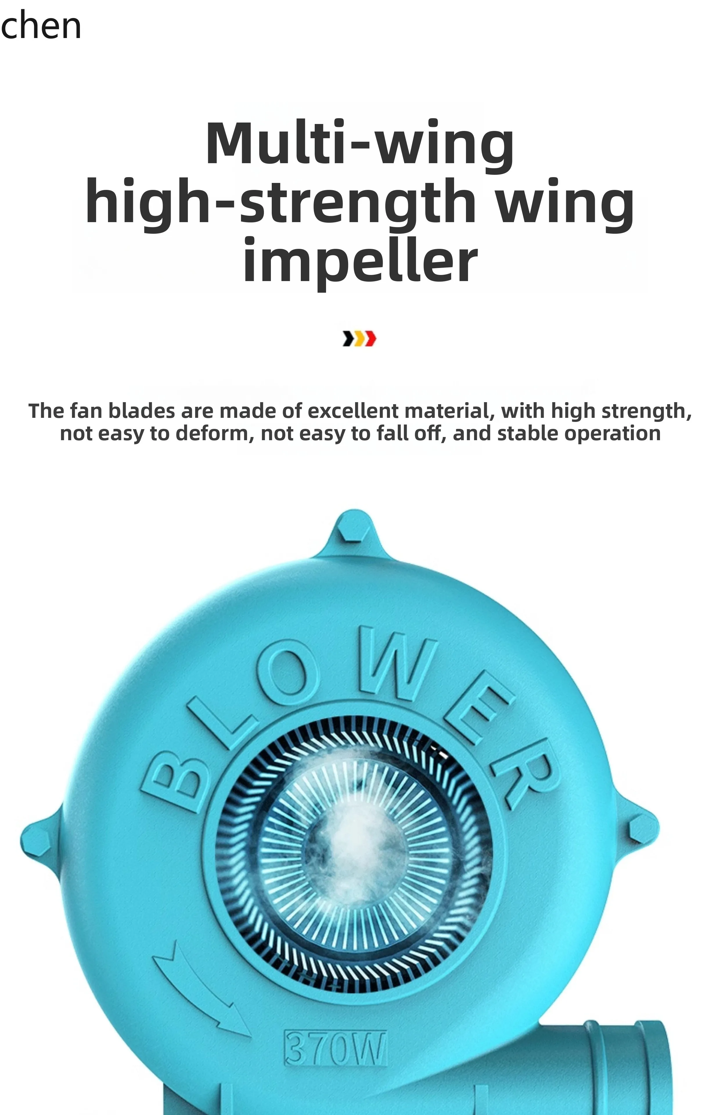 ZML Blower Industrial Three-phase High-power Air Mold Household Hair Dryer