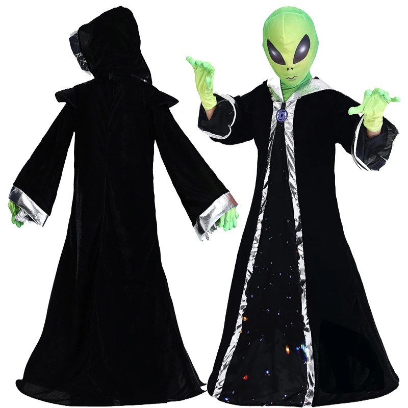 Offerta speciale: Costume cosplay da uomo di Pasqua per Alien Boy Girl Four Seasons Boss Anime Horror Gioco di ruolo Maschera Halloween animato