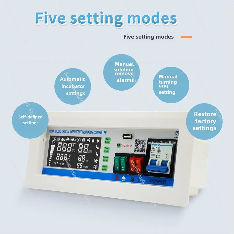 XM-18SW Automatic Incubator Controller, WIFI Control Intelligent Thermostat Thermostat Incubator Accessories