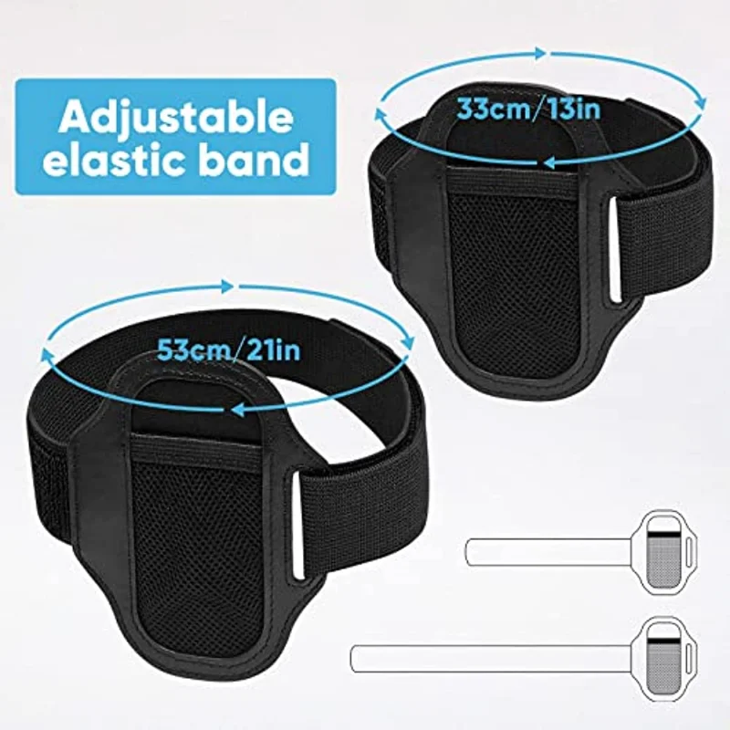 2PC Leg Strap for Switch Sports Play Soccer, for JoyCons Switch OLED Model Controller Game Accessories,Adjustable Elastic Strap