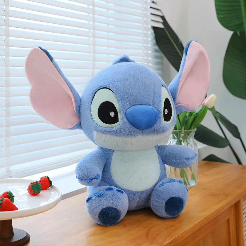 Disney-Jouet en peluche Stitch pour enfants, beurre en peluche mignon, oreiller de canapé, décoration de chambre Kawaii, cadeau d'anniversaire, cadeau de Noël