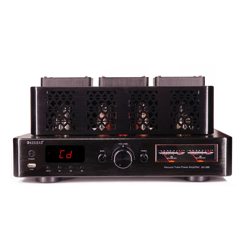 

High-End 9-Tube HiFi Amplifier with Bluetooth & USB - Powerful Home Tube Amplifier for Audiophiles