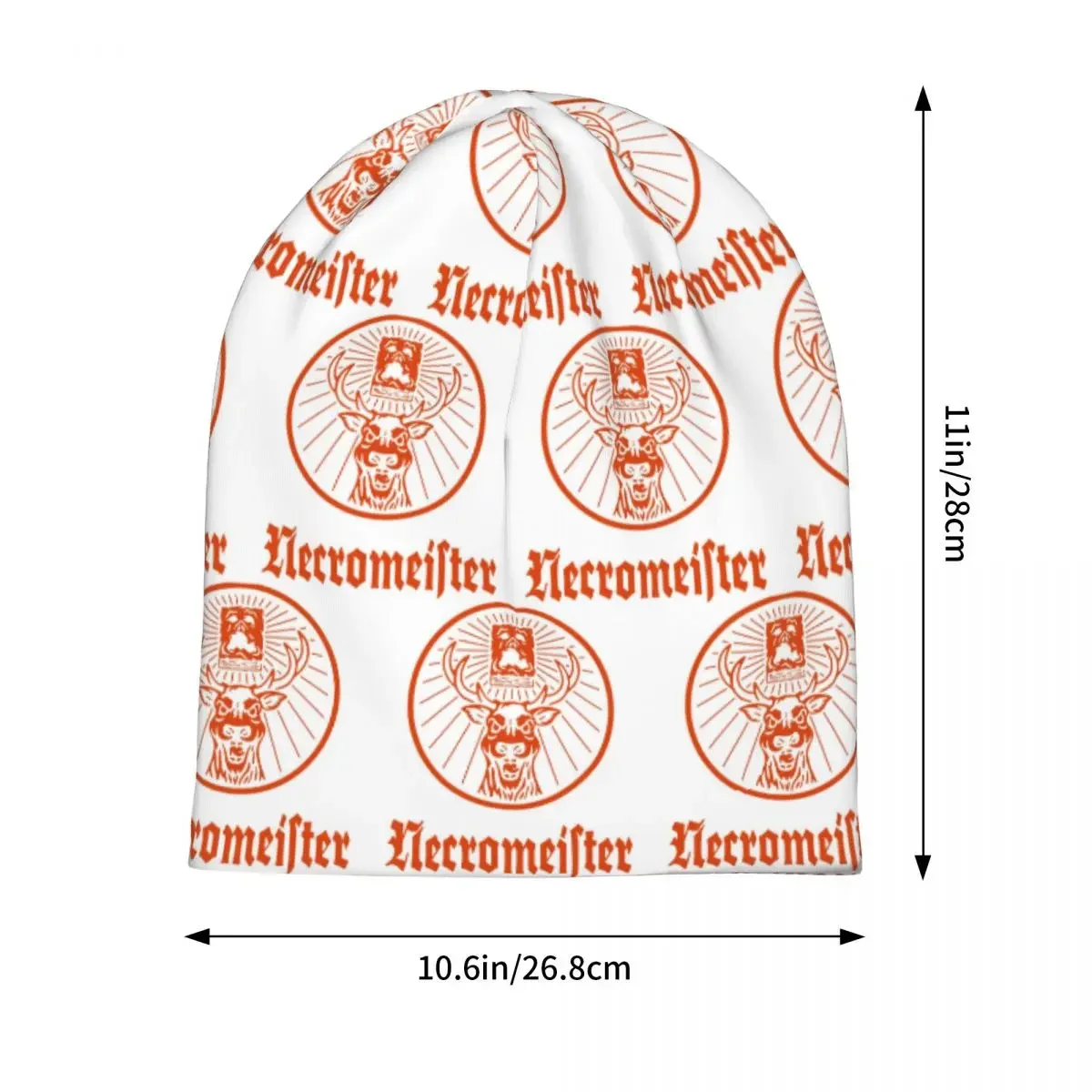 Jager Liqueur Logo Jagermeister قبعة محبوكة دافئة الهيب هوب بونيه قبعة الخريف الشتاء في الهواء الطلق قبعات حريمي للجنسين الكبار #2