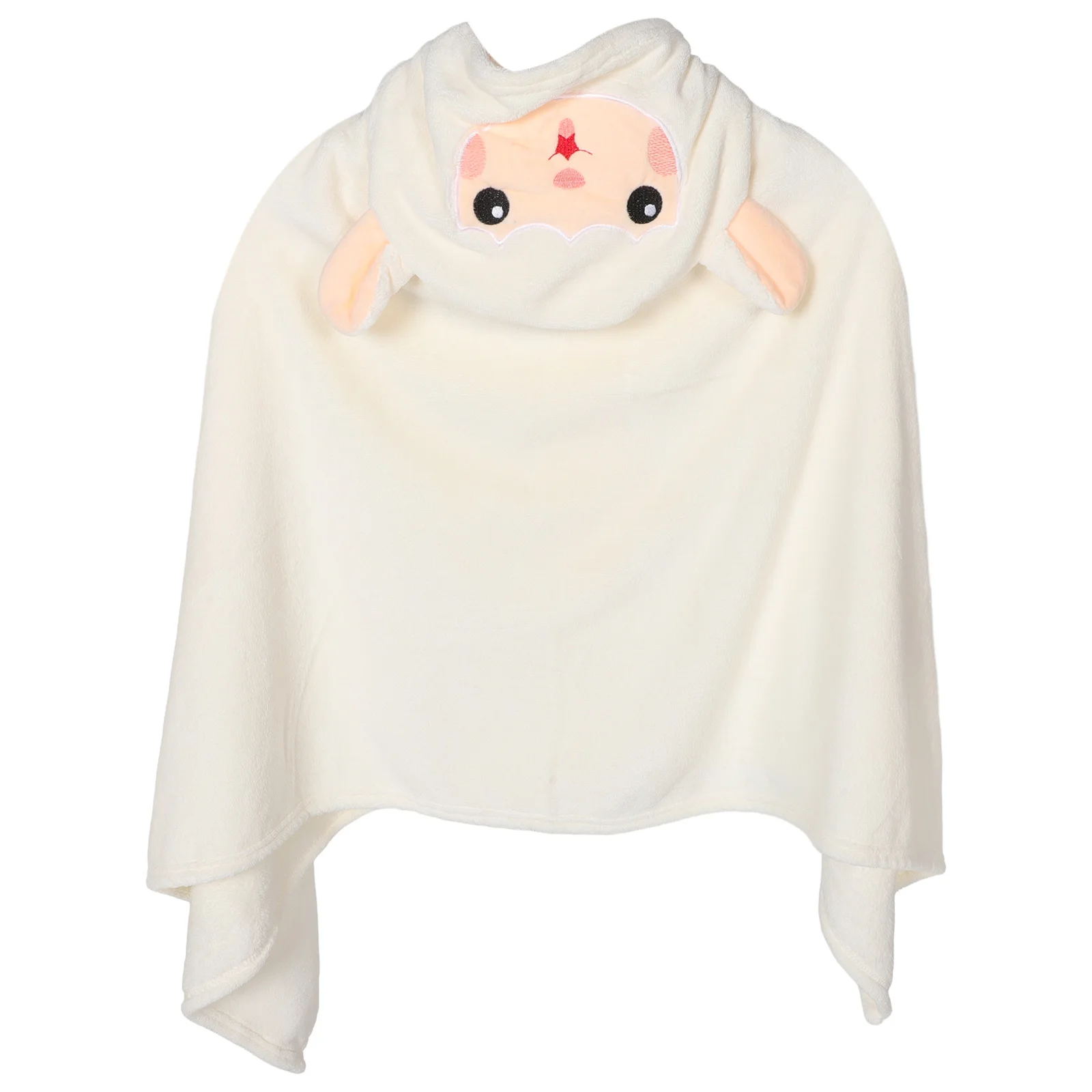 

Thick Coral Fleece Bathrobe Towel for Kids Boy Toddler Alpaca Soft Cozy Cape Bath Time Beach Pool Year Round