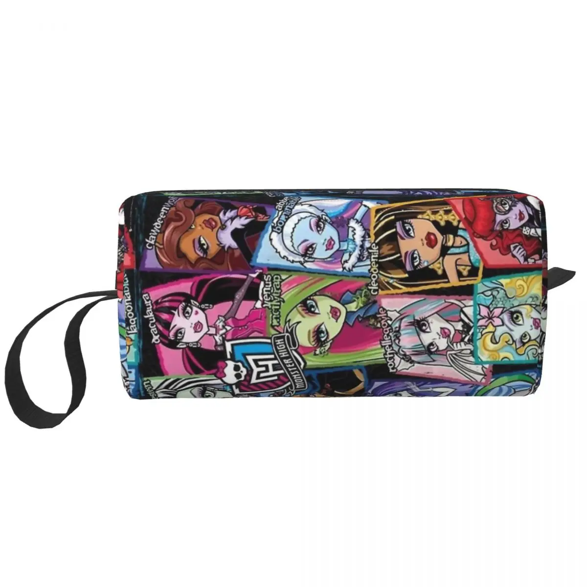 Monster High Draculaura Character Cosmetic Bag Women Makeup Bags Travel Daily Toiletry Bag Organizer Merch