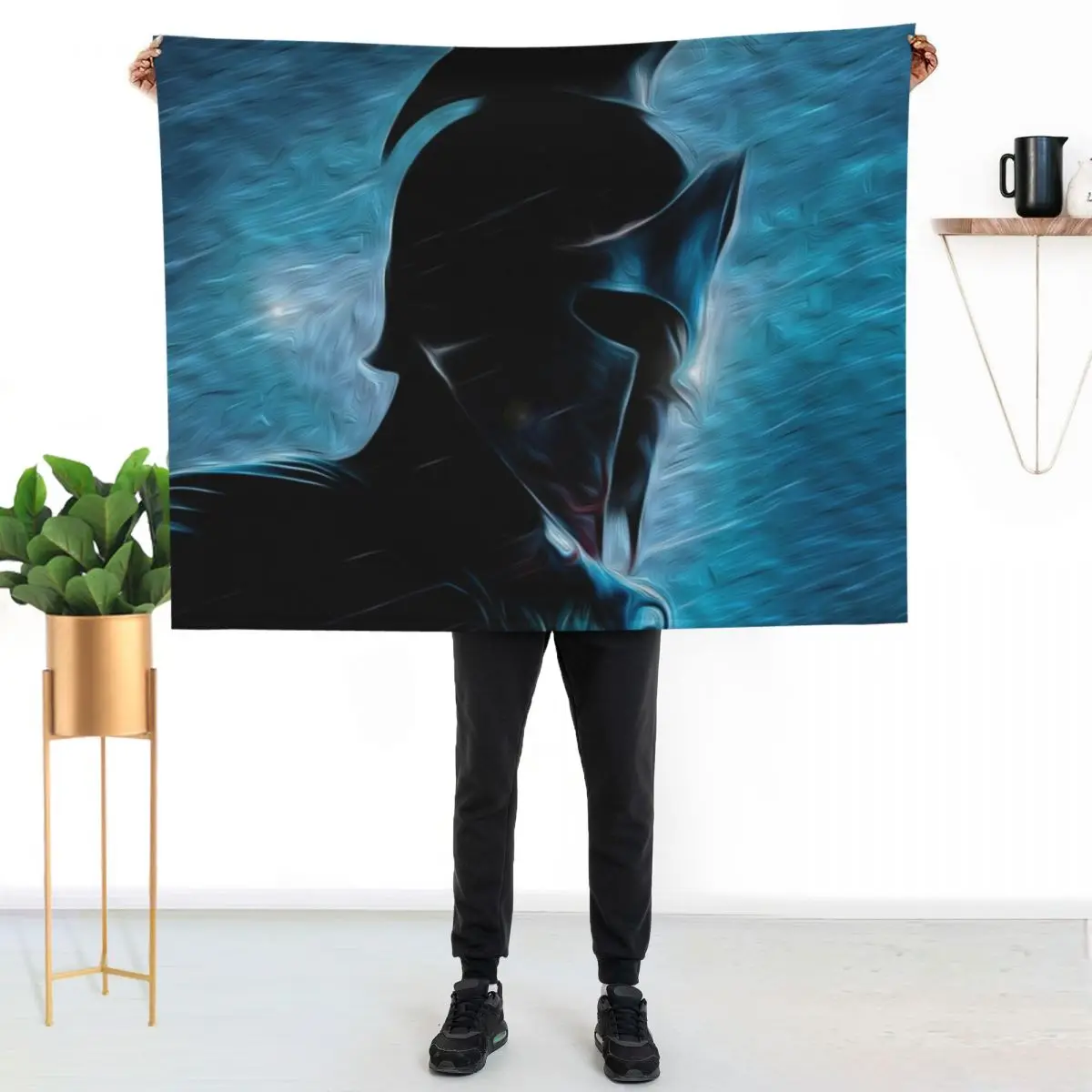 

SPARTAN ACHILLES GREEK WARRIOR Throw Blanket Luxurious Soft Blanket Holiday Gift for Family