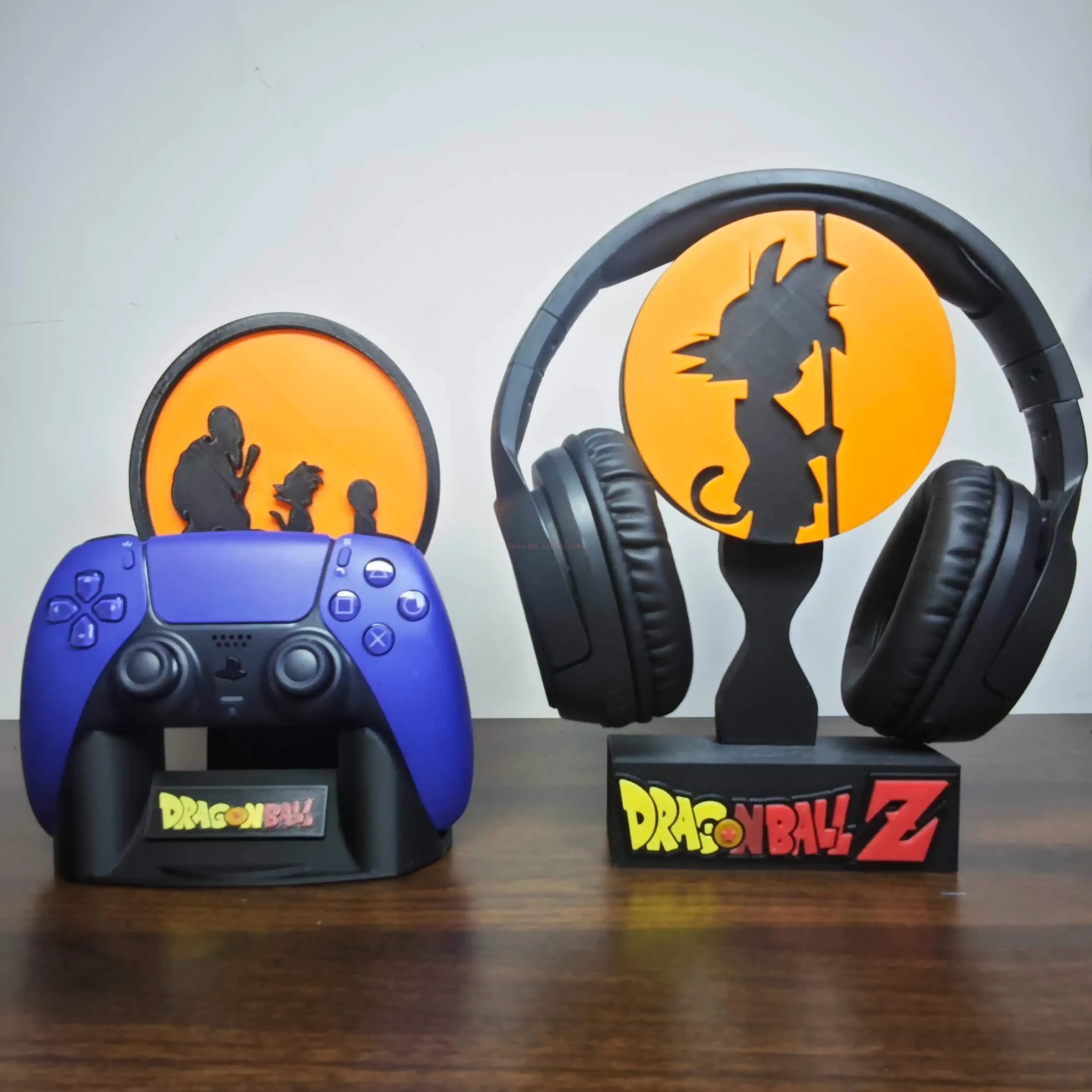 Dragon Ball Z Goku Ps5 Bracket Anime Game Controller Creative Headphones Bracket Desktop Ornaments Boy Gifts Game Accessories