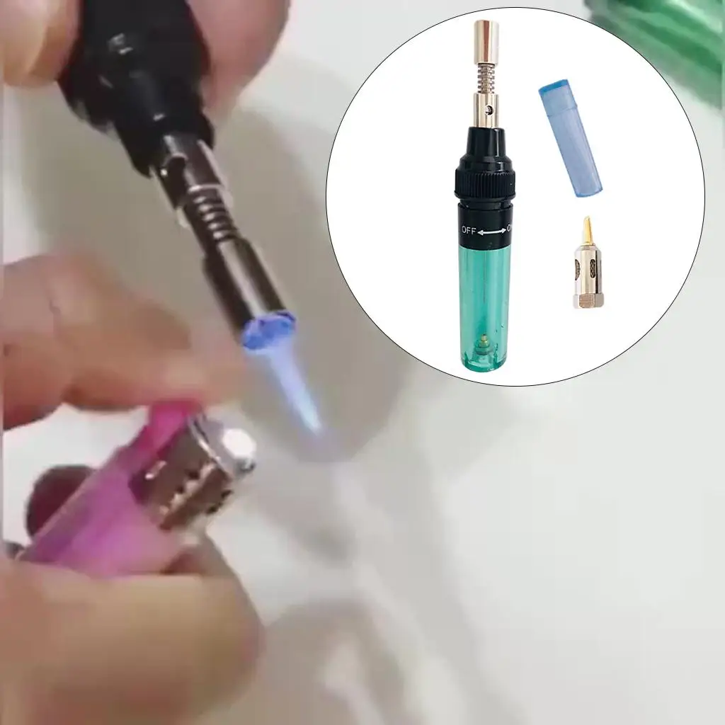 Butane Soldering Iron Kit Fast Heating Welding Repair Cordless Iron Kit for Plastic Cutting