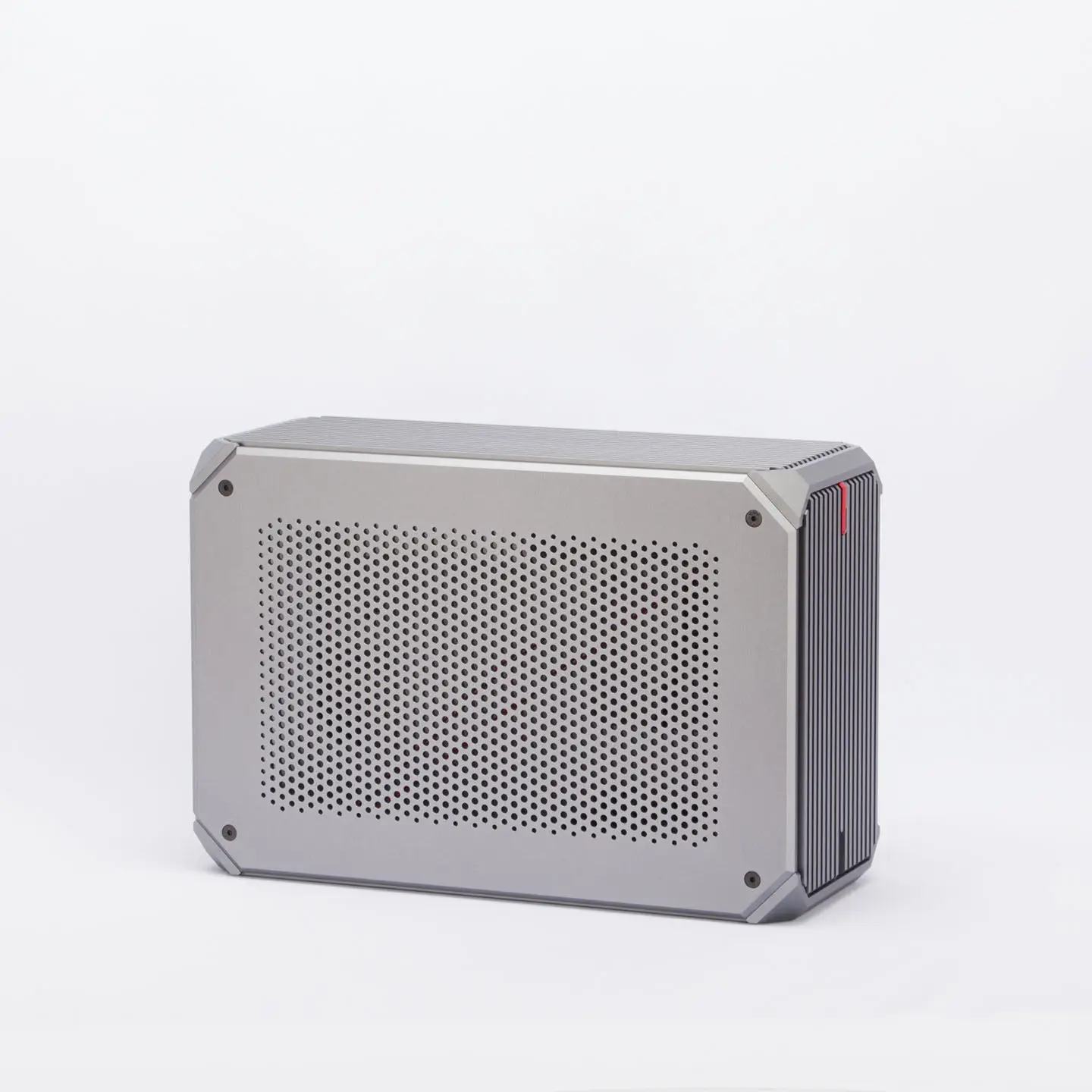 

Новый корпус Mecha A4ITX SFX для настольных игровых ПК, мини-корпус из высококачественного алюминиевого сплава, изготовленный на станке с ЧПУ