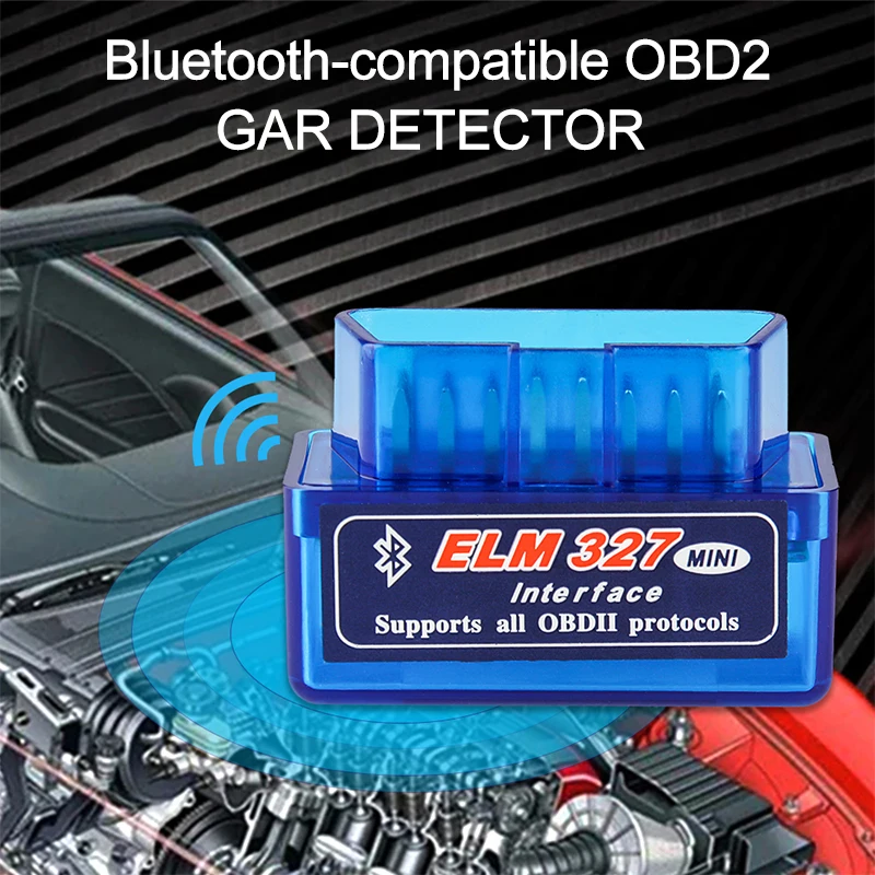 Mini elm327 obd2 scanner bluetooth-compatível v1.5/2.1 scanner de carro leitor de código ferramenta de diagnóstico do carro ferramentas de reparo