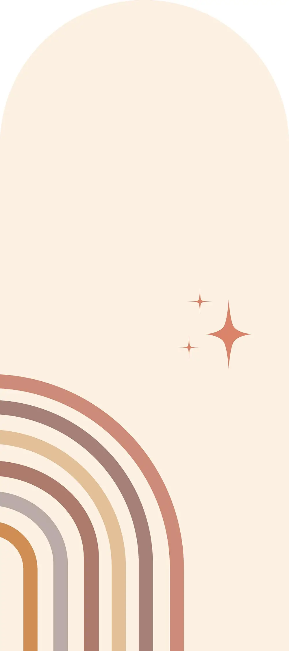 Mocsicka Happy Birthday Arch Covers Backdrop Soft Elastic Double-Faced Wedding Arched Background Beige Rainbow Party Decor Props