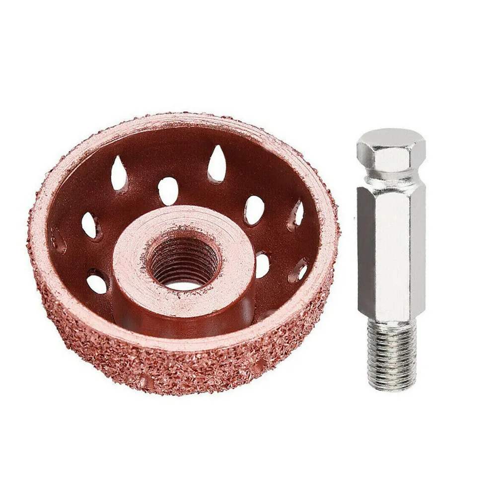 Grinding Wheel Buffing Wheel 42mm Accessory Ball Tyre Grinding Head Hand Tool Hex Shank Linking Rod Parts Hot New