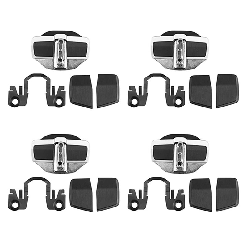 12 Sets TRD Door Stabilizer Door Lock Protector Latches Stopper Covers for Subaru XV Forester Legacy Outback WRX