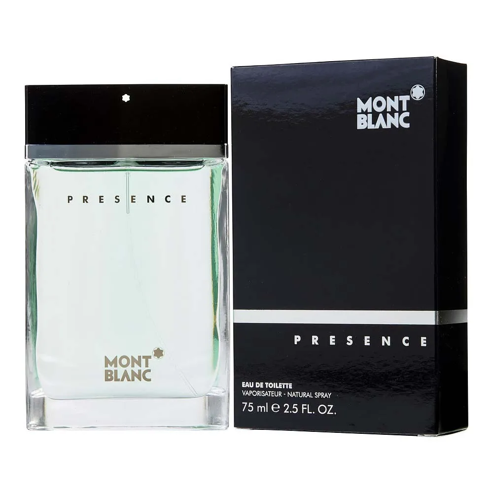 Montblanc Présence Pour Homme Eau de Toilette (75ml / 2.5 fl oz) – Warm Cinnamon, Cardamom, Green Apple & Tonka – Men's Luxury Cologne