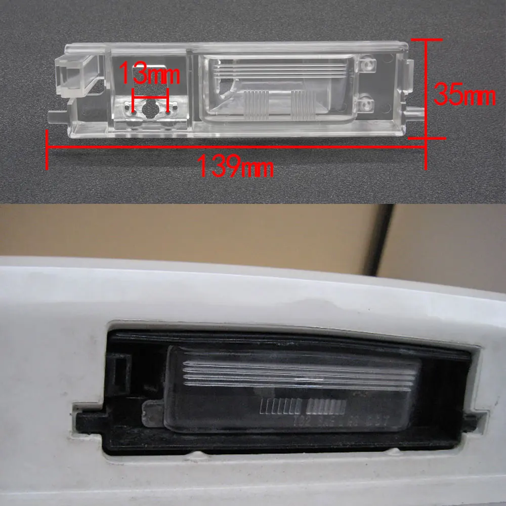 Car Rear View Camera Bracket License Plate Lights Housing For TOYOTA RAV4 XA30  iQ/Scion iQ/Aston Martin Cygnet Aygo AB40