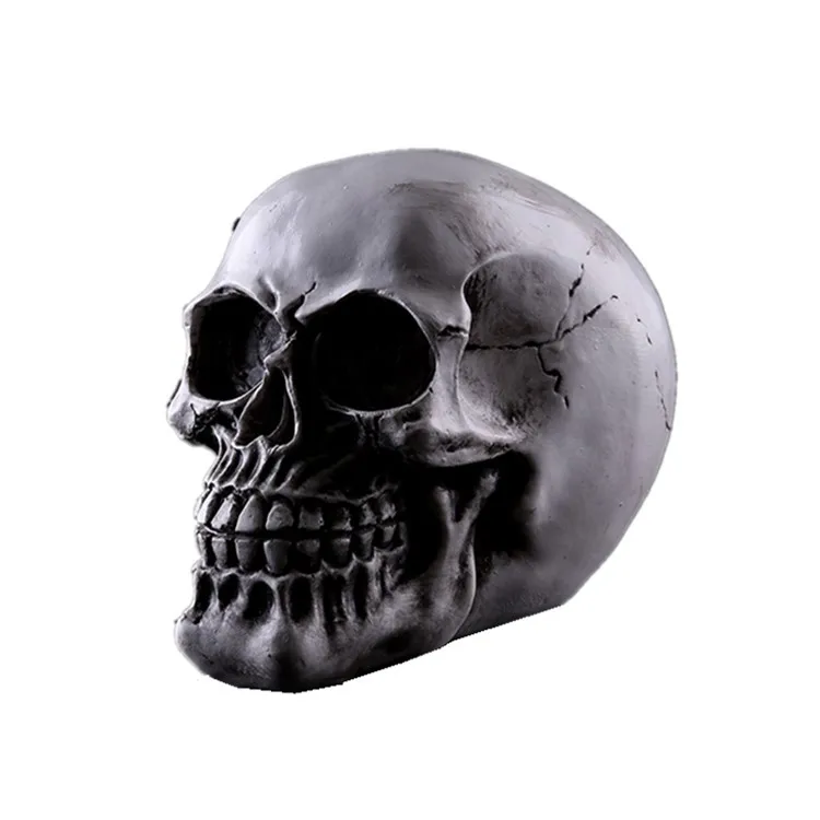 

Statues Sculptures Resin Halloween Home Decor Decorative Craft Skull Size 1:1 Model Life Replica High Quality