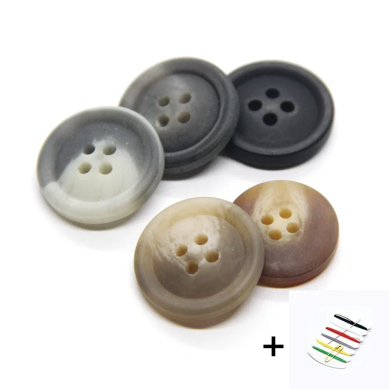 15/20/25/30mm Colorful Coat Big Buttons For Clothing Large Windbreak Suit Sweater Decoration Handmade DIY Accessories Wholesale
