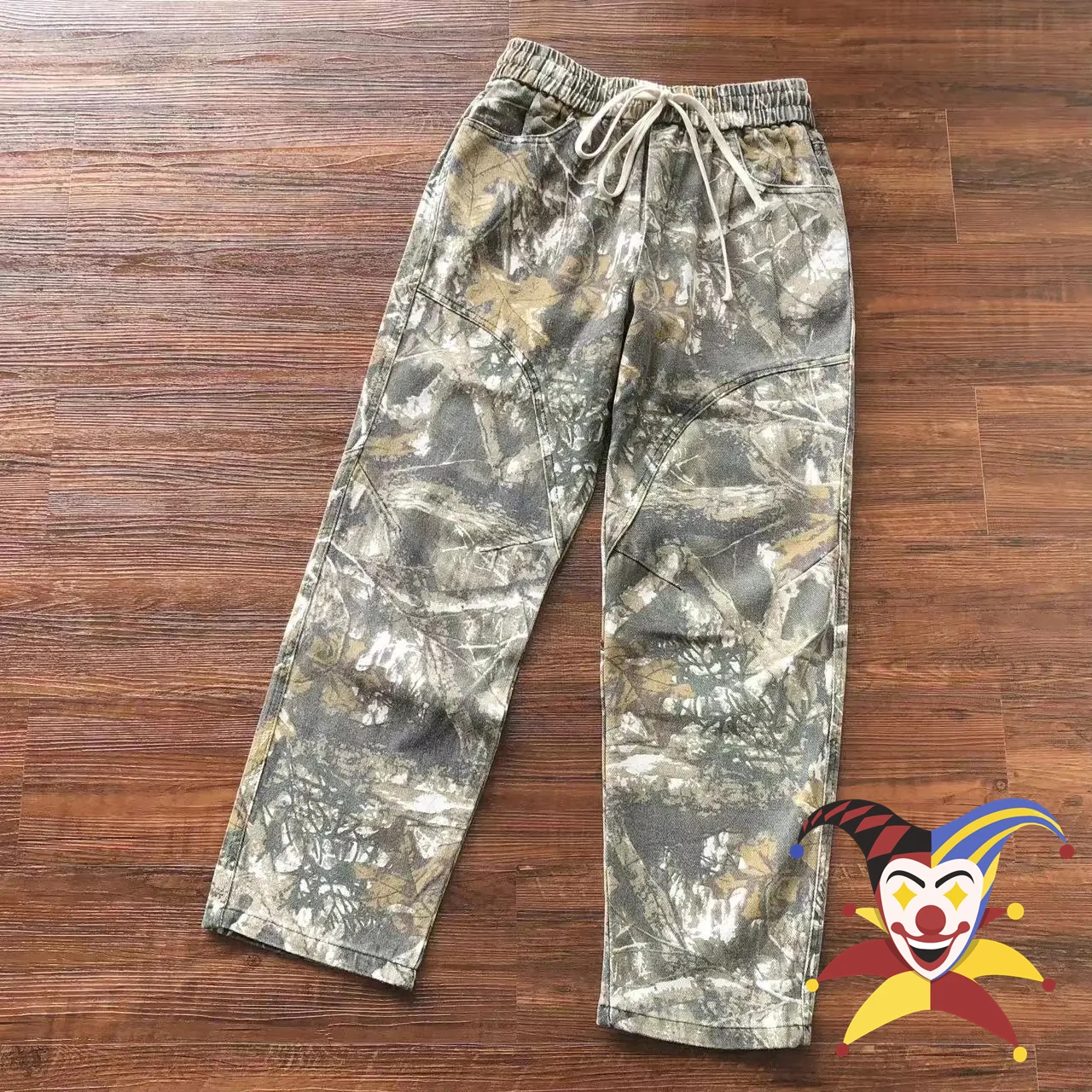 Saint Leaf-pantalones de camuflaje para hombre y mujer, ropa de calle funcional, pantalones de chándal con cordón, función táctica