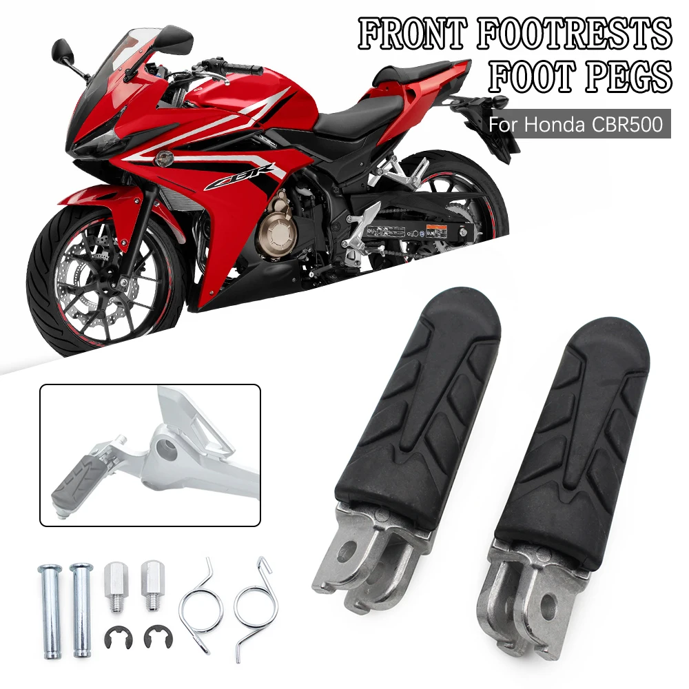 

Motorcycle Foot Pedal Foot Rests Pegs Footpegs For Honda CB500X CB500F CBR500R CBR 1000 NC700 NC750 NTV 650 VFR 800