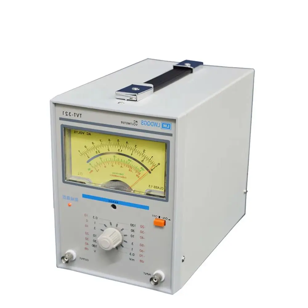 NEW Pointer Voltage Measuring Frequency Instrument single needle millivolt meter Two-Channel Millivoltmeter