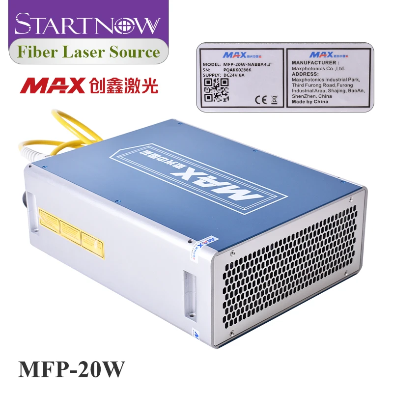 Startnow MAX MFP-30 MFP-50 Q-switched pulsed fiber laser source  30W 50W for fiber optic metal marking and welding machines