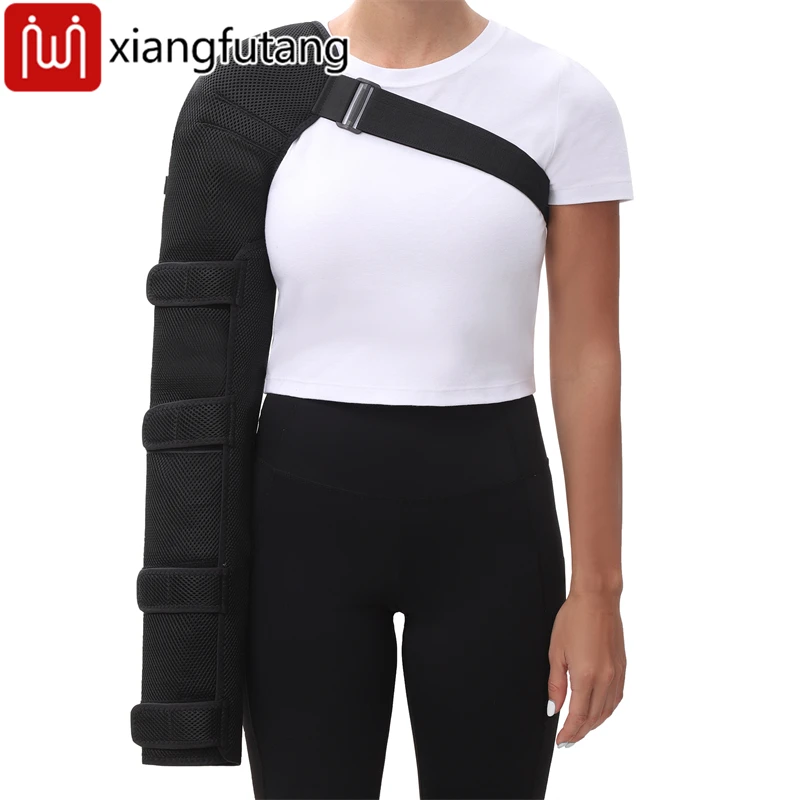 

Air Layer Heating Long Arm Protector Arm Vibration Massager Relieves Frozen Shoulder Elbow Pain Arm Thermal Care Recovery Brace