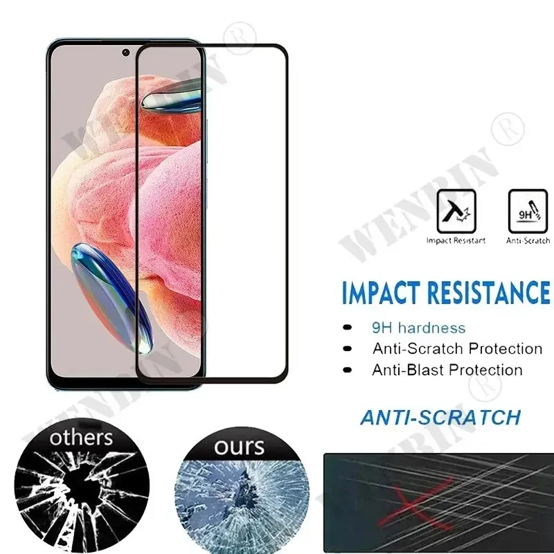 3 Pcs Tempered Glass For Xiaomi Redmi Note 13 12 11 10 Pro Poco X5 Pro Xiaomi 14 Pro Lite 13T Pro Full Cover Screen Protector