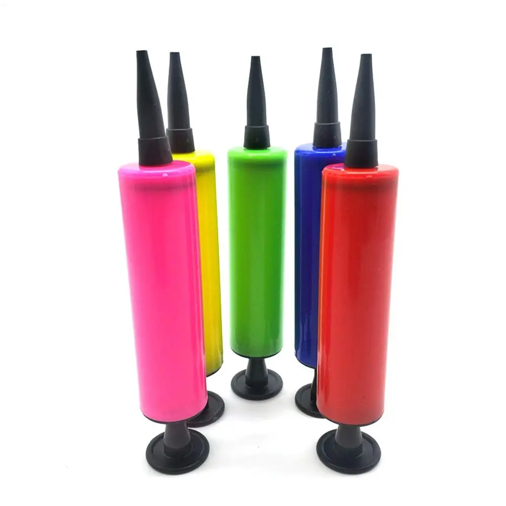 1Pcs Balloon Pump Balloon Inflator Hand Push Air Pump Wedding Birthday Party Kids Baby Shower Balloon Accessories Tools