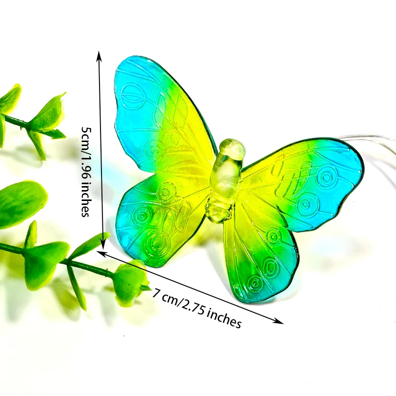 Светодиодный красивый гирляндный светильник-бабочка 1,5-10 метров, светодиодный светящийся светильник для свадебной вечеринки, праздника, украшения